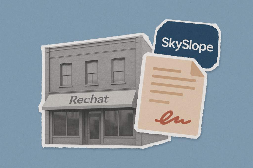 Rechat partners with SkySlope on forms and e-signatures
