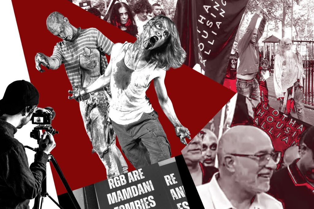 Gotham Housing Alliance Hired Zombie Actors at Demonstration